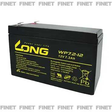 باتری long باتری یو پی اس LONG مدل WP7.2-12